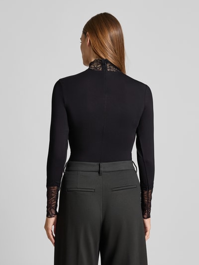 Soyaconcept Slim Fit Longsleeve aus Lyocell-Mix Modell 'Marica' Black 5