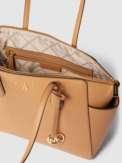 MICHAEL Michael Kors Torba tote z bocznymi, wsuwanymi przegródkami model ‘MARILYN’ Camel 5