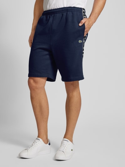 Lacoste Regular fit sweatshorts met katoen  Donkerblauw - 4