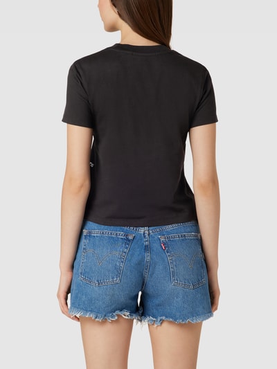 Calvin Klein Jeans T-Shirt mit Label-Print Black 5