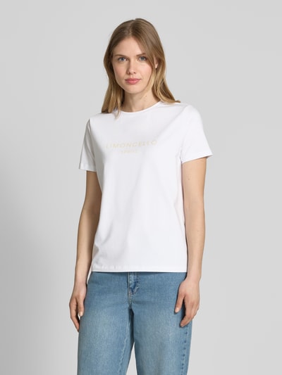 comma T-Shirt mit Motiv-Print Offwhite 4