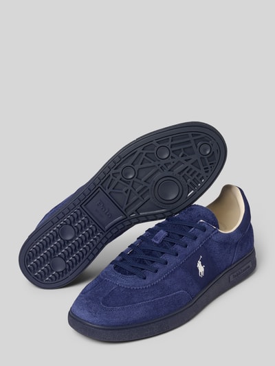 Polo Ralph Lauren Sneakers met labelstitching Donkerblauw - 4