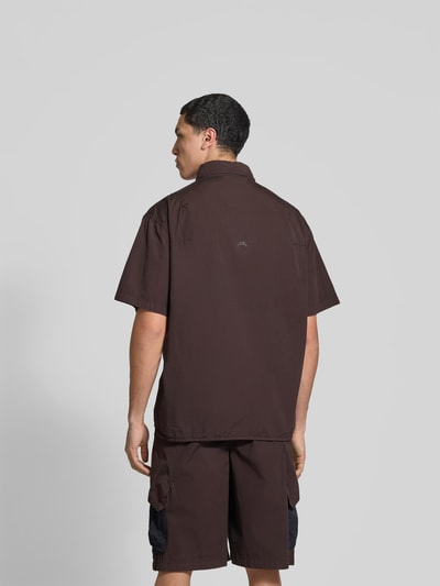 A-COLD-WALL Regular Fit Freizeithemd mit Brusttasche Mittelbraun 5