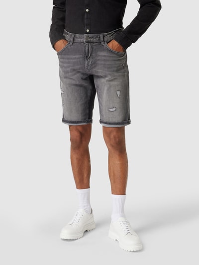 Tom Tailor Jeansshorts im Destroyed-Look Hellgrau 4