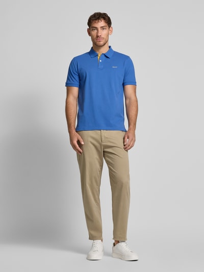 Gant Regular Fit Poloshirt mit Label-Stitching Royal 1