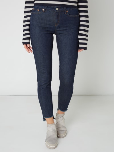 Drykorn Cropped Skinny Fit Jeans mit Stretch-Anteil Jeansblau 4