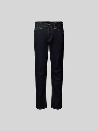 Evisu Straight Fit Jeans mit Kontrastnähten Jeansblau 1