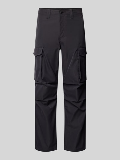 G-Star Raw Regular fit cargobroek met riemlussen, model 'Core' Zwart - 2