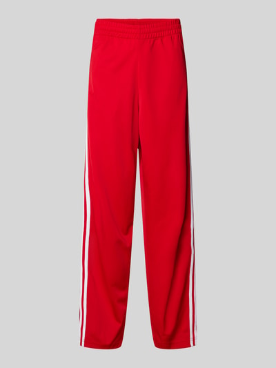 adidas Originals Spodnie dresowe z wyhaftowanym logo model ‘FIREBIRD’ Czerwony 2