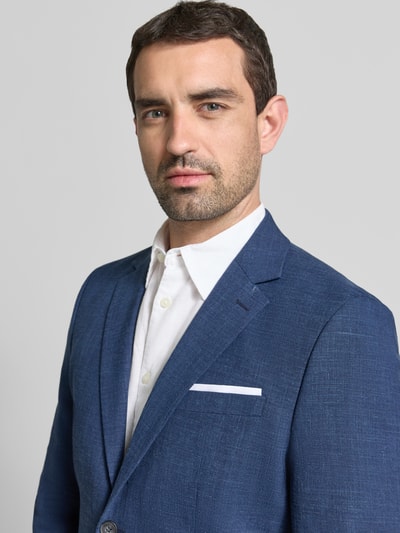 Selected Homme Marynarka garniturowa o kroju slim fit z dodatkiem wełny model ‘OASIS’ Granatowy 3