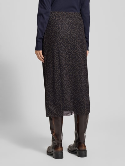 ROBE LÉGÈRE Midirock mit blickdichtem Unterrock Marine 5