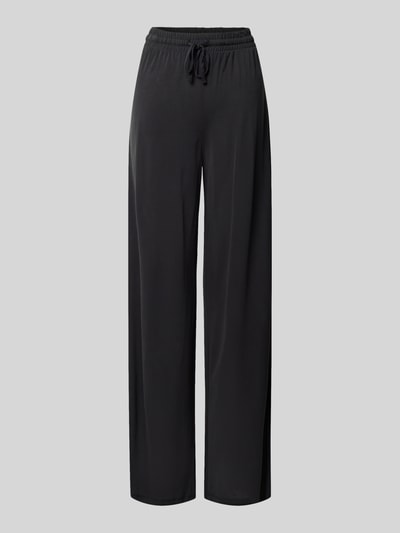 PIECES Weite Hose aus Viskose-Mix Modell 'ANORA' Black 1