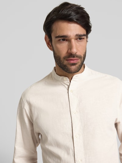 SELECTED HOMME Vrijetijdsoverhemd met knoopsluiting, model 'REGNEW' Offwhite - 3