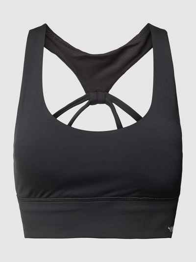 PUMA PERFORMANCE Biustonosz typu bralette z wiązaniem na szyi Czarny 1