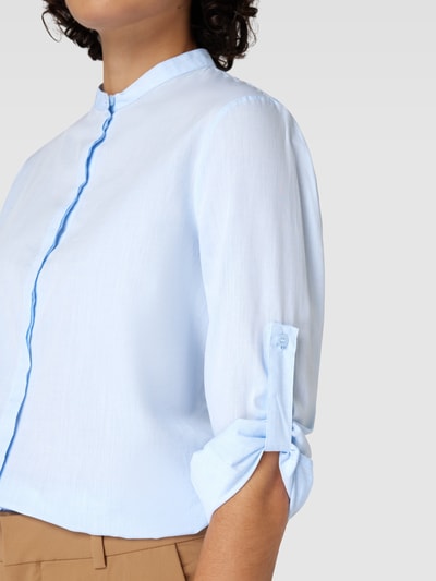 BOSS Orange Blouse met opstaande kraag, model 'Befelize' Bleu - 3