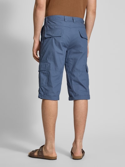 Christian Berg Men Bermuda met cargozakken Oceaanblauw - 5
