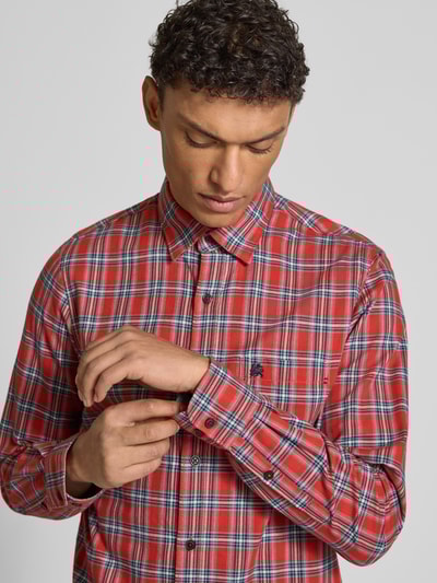 Lerros Koszula casualowa z listwą guzikową Czerwony 3