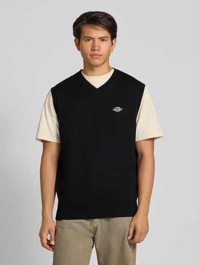 Dickies Stricktop mit Label-Stitching Modell 'SUMMERDALE' Black 4