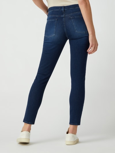 7 For All Mankind Skinny Fit High Waist Jeans mit Stretch-Anteil Dunkelblau 5