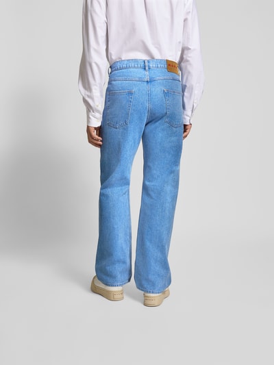 Marni Straight Fit Jeans aus reiner Baumwolle Jeansblau 5