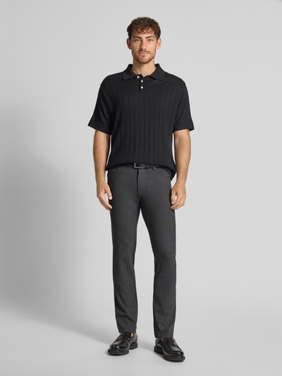 Christian Berg Men Regular fit broek met steekzakken Zwart - 1