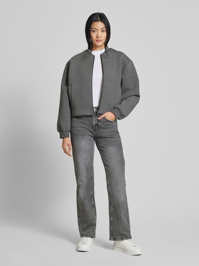 Vero Moda Straight fit jeans met katoen Middengrijs gemêleerd - 1