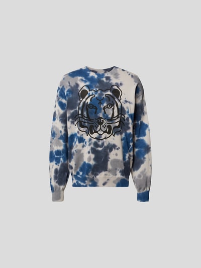 Kenzo Sweatshirt im Batik-Look Blau 2