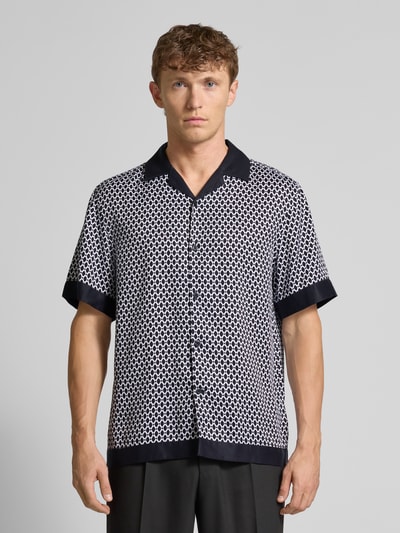 Strellson Regular fit poloshirt van lyocell, model 'CAO' Zwart - 4