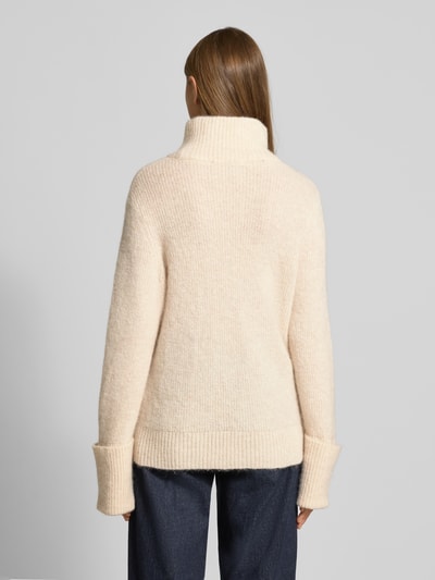 Selected Femme Golf o kroju regular fit z mieszanki wełny i wełny z alpaki model ‘SIA’ Złamany biały 5