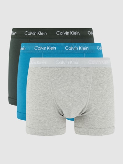 Calvin Klein Underwear Trunks mit Stretch-Anteil im 3er-Pack Mittelgrau 1