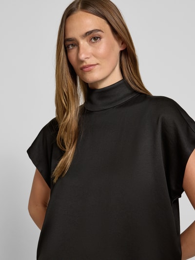 Drykorn Blouseshirt met opstaande kraag, model 'ALARIA' Zwart - 3