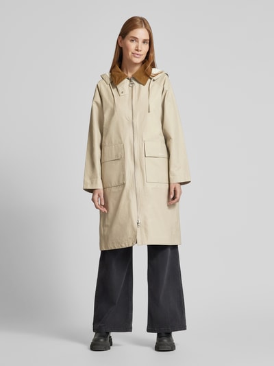 Barbour Mantel mit Kapuze Modell 'JEMA' Sand 4