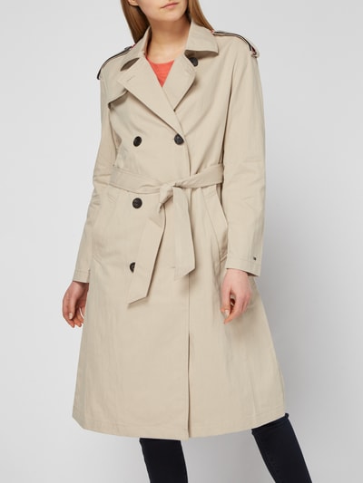 Tommy Jeans Trenchcoat mit Taillengürtel Taupe 3