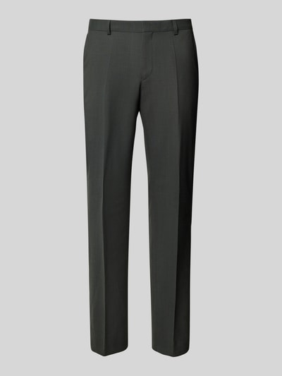 BOSS Pantalon met steekzakken, model 'Leon' Donkergroen - 2