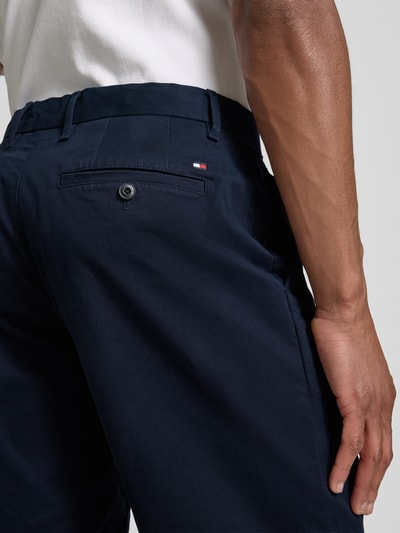 Tommy Hilfiger Relaxed fit korte chino van een mix van katoen en elastaan Marineblauw - 3