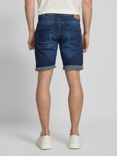 Petrol Regular Fit Jeansshorts im 5-Pocket-Design Modell 'BULLSEYE' Marine 5