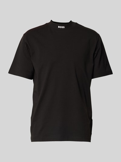 BOSS Green Regular Fit T-Shirt aus reiner Baumwolle Black 1