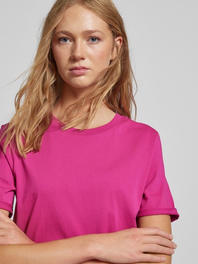 Pieces T-Shirt mit Rundhalsausschnitt Pink 3