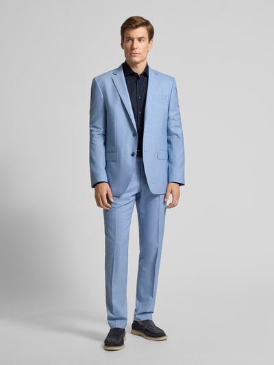 Tommy Hilfiger Tailored Slim Fit Businesshemd mit Kentkragen Marine 1