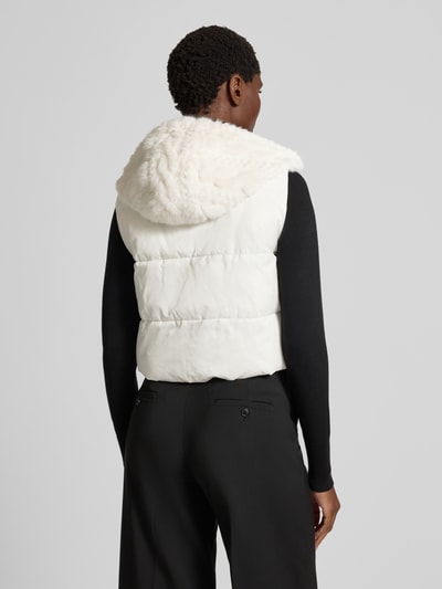 monari Gilet met capuchon Offwhite - 5