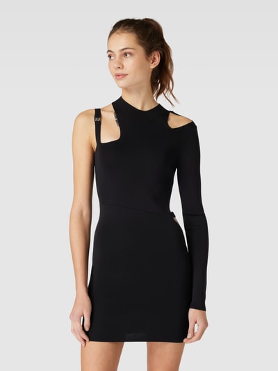 Review Mini-jurk met cut-outs Zwart - 4