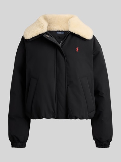 Polo Ralph Lauren Bomberjacke mit abnehmbarem Webpelzkragen Black 2