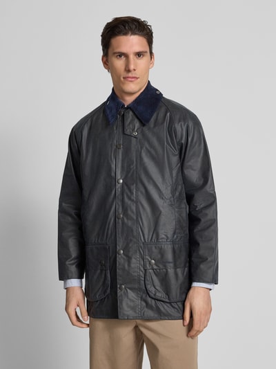 Barbour Jack met klepzakken, model 'BEAUFORT' Marineblauw - 4