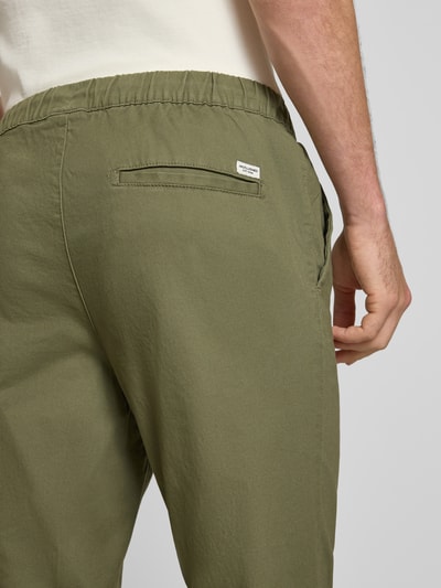 Jack & Jones Regular fit joggingbroek met elastische band, model 'GORDON' Lindegroen - 3