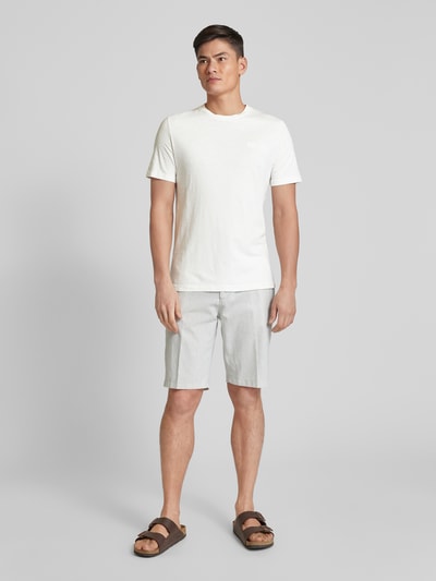 s.Oliver RED LABEL T-Shirt mit Label-Print Offwhite 1