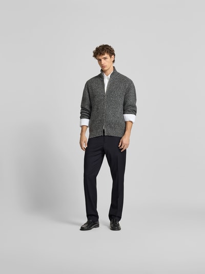 Filippa K Regular Fit Stoffhose aus Woll-Mix Marine 1