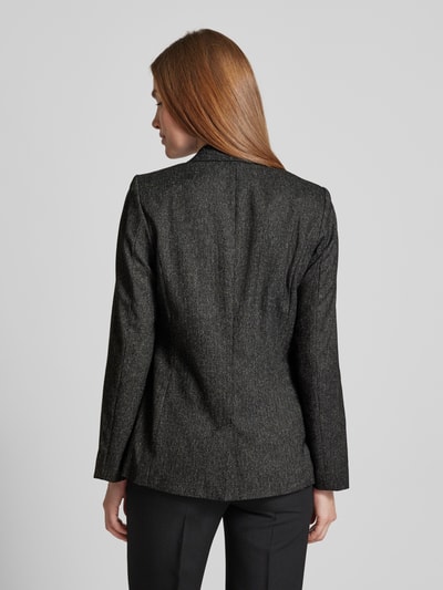 Tom Tailor Shaped Fit Blazer in Melange-Optik mit 1-Knopf-Verschluss Black 5