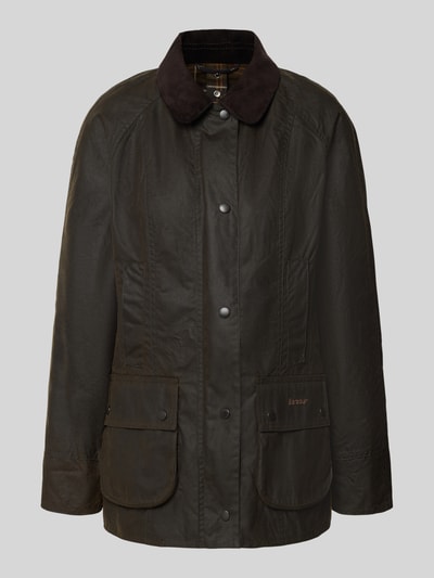 Barbour Regular Fit Funktionsjacke aus reiner gewachster Baumwolle Oliv 1