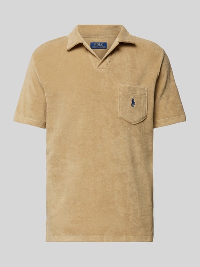 Polo Ralph Lauren Regular fit poloshirt met opgestikte borstzak Beige - 2