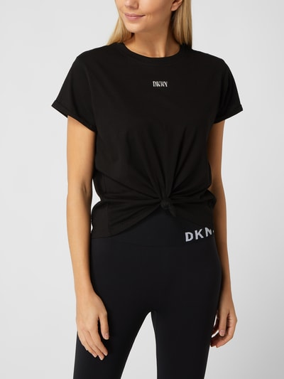 DKNY PERFORMANCE T-shirt met labelapplicatie Zwart - 4